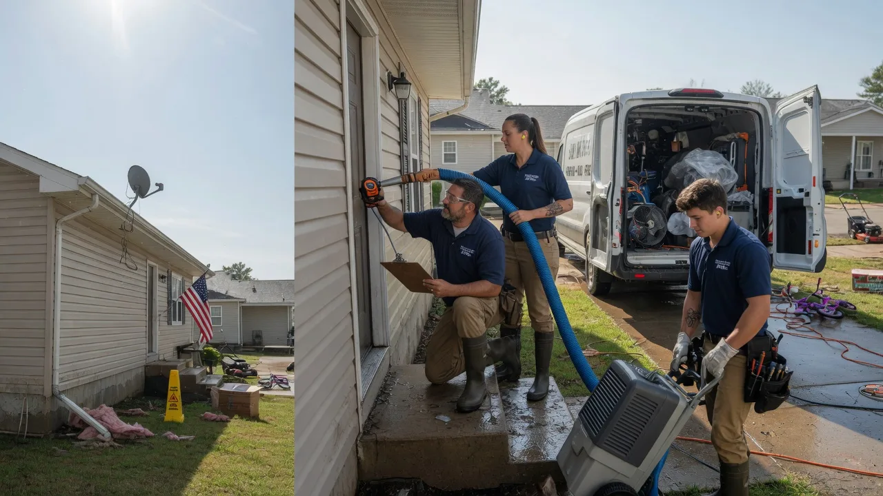 Ceiling Water Damage Restoration in Little Hocking, OH near me